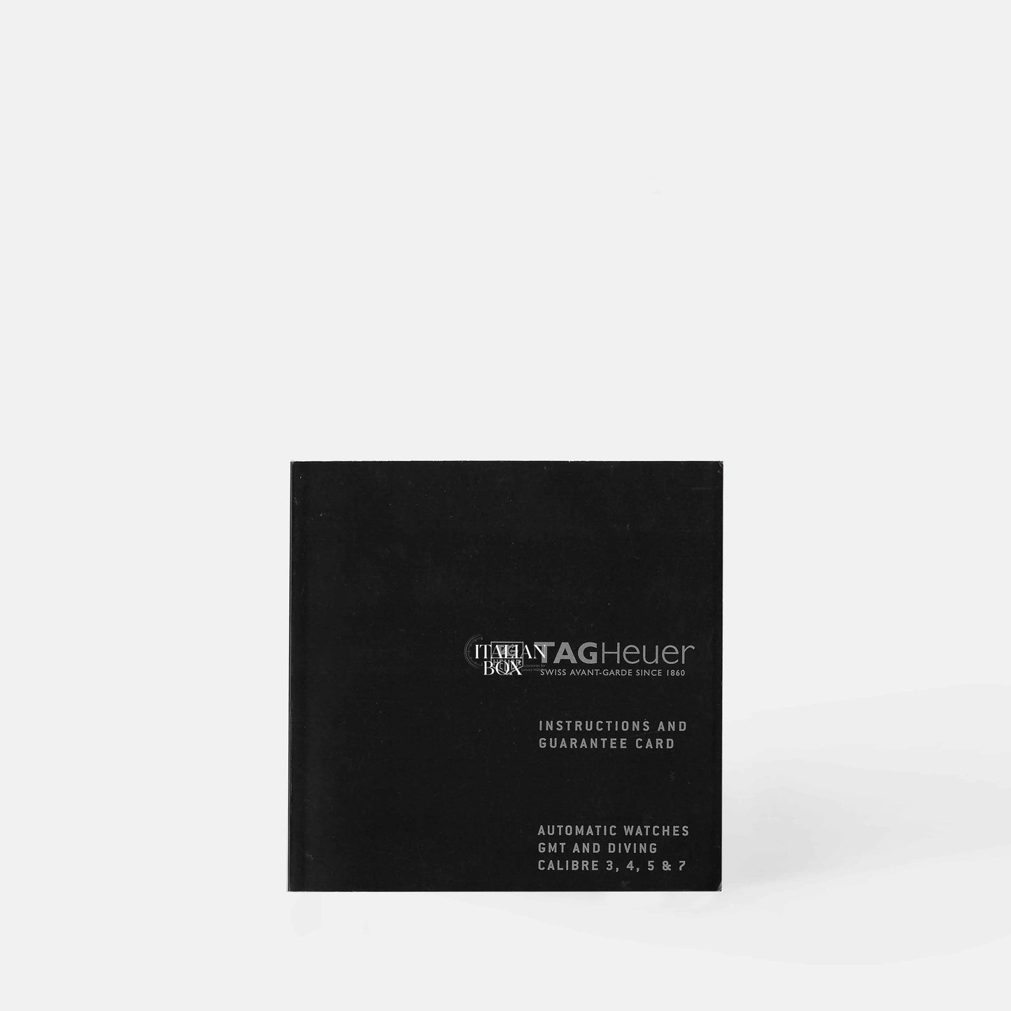 TAG Heuer Automatic Watches GMT and Diving Calibre 3, 4, 5 & 7 Booklet