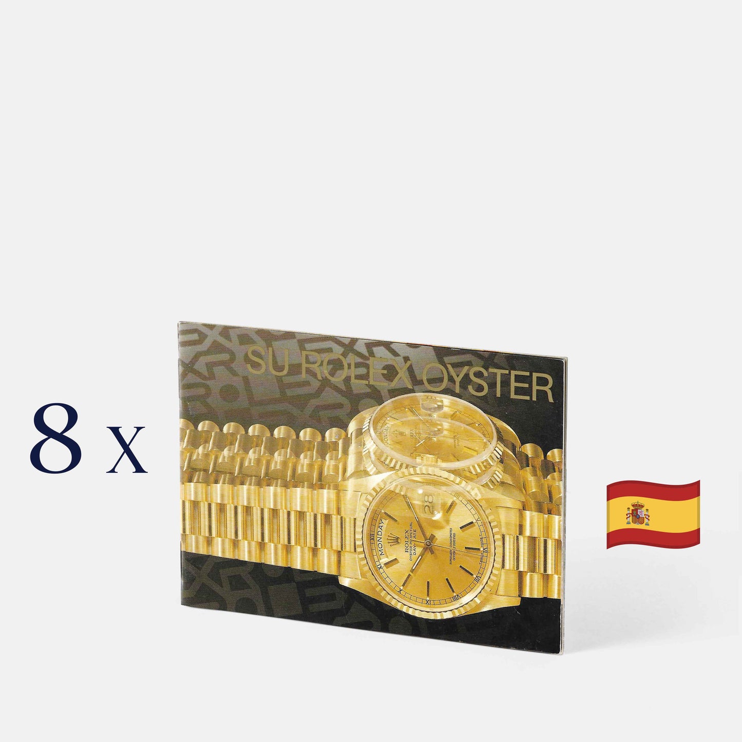 SET 8x Vintage "Su Rolex Oyster" Booklets (1992-2000) 🇪🇸