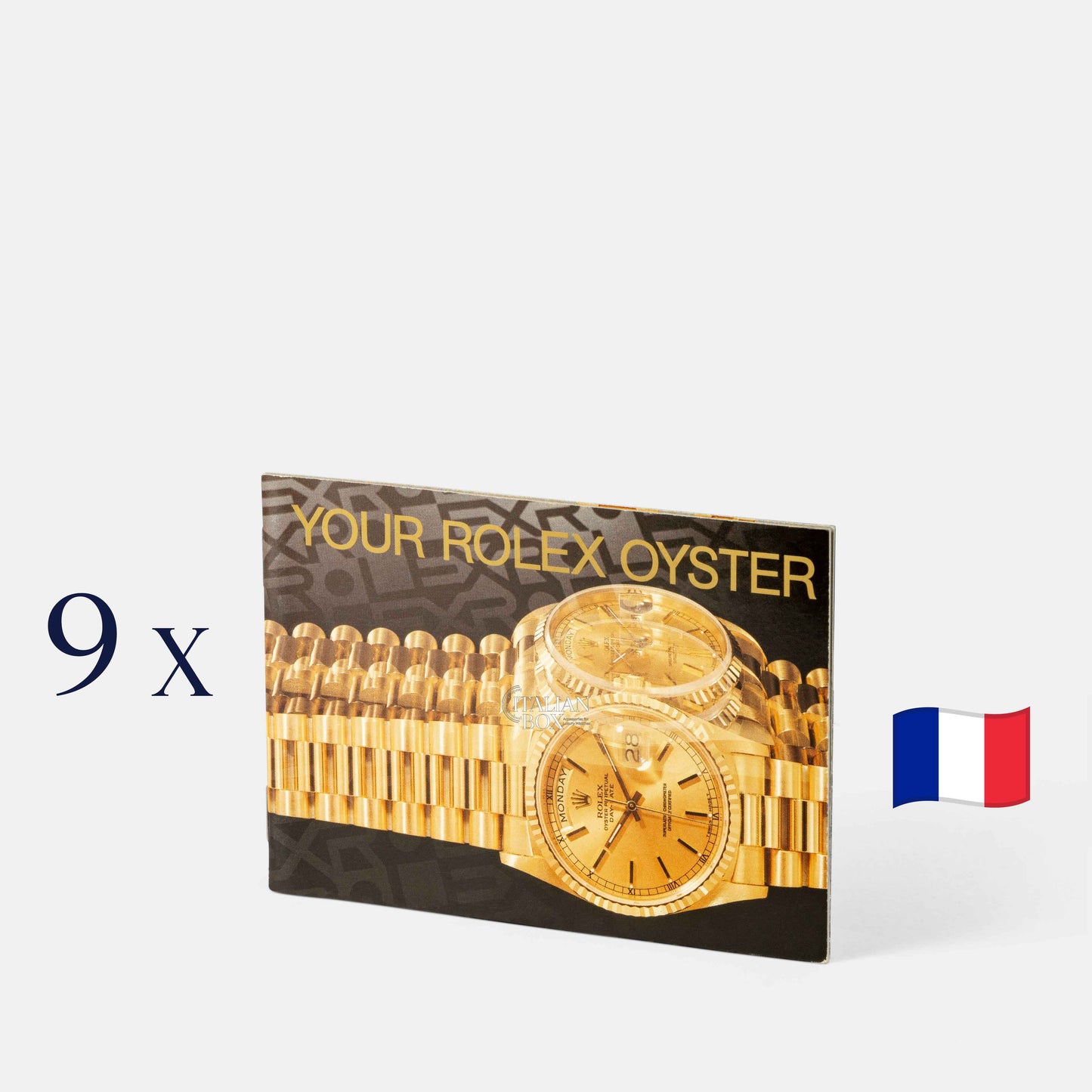 SET 9x Vintage "Votre Rolex Oyster" Booklets (1990-2000) 🇫🇷