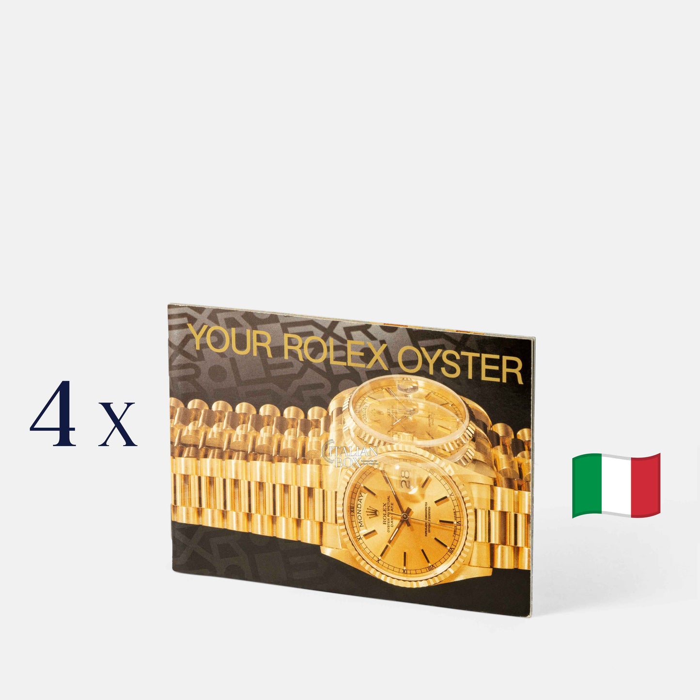 SET 4x Vintage "Il Vostro Rolex Oyster" Booklets (1995-2000) 🇮🇹