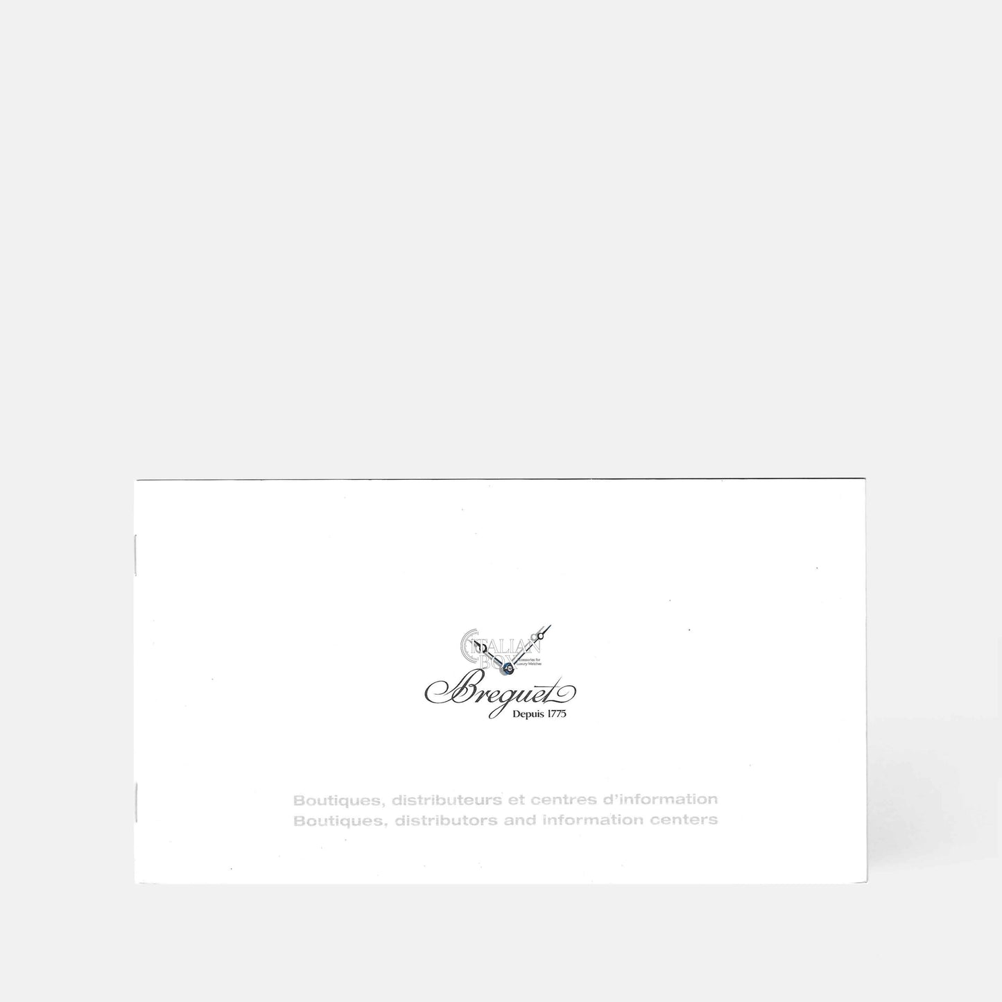 Breguet ref. 5177/5178 Booklet