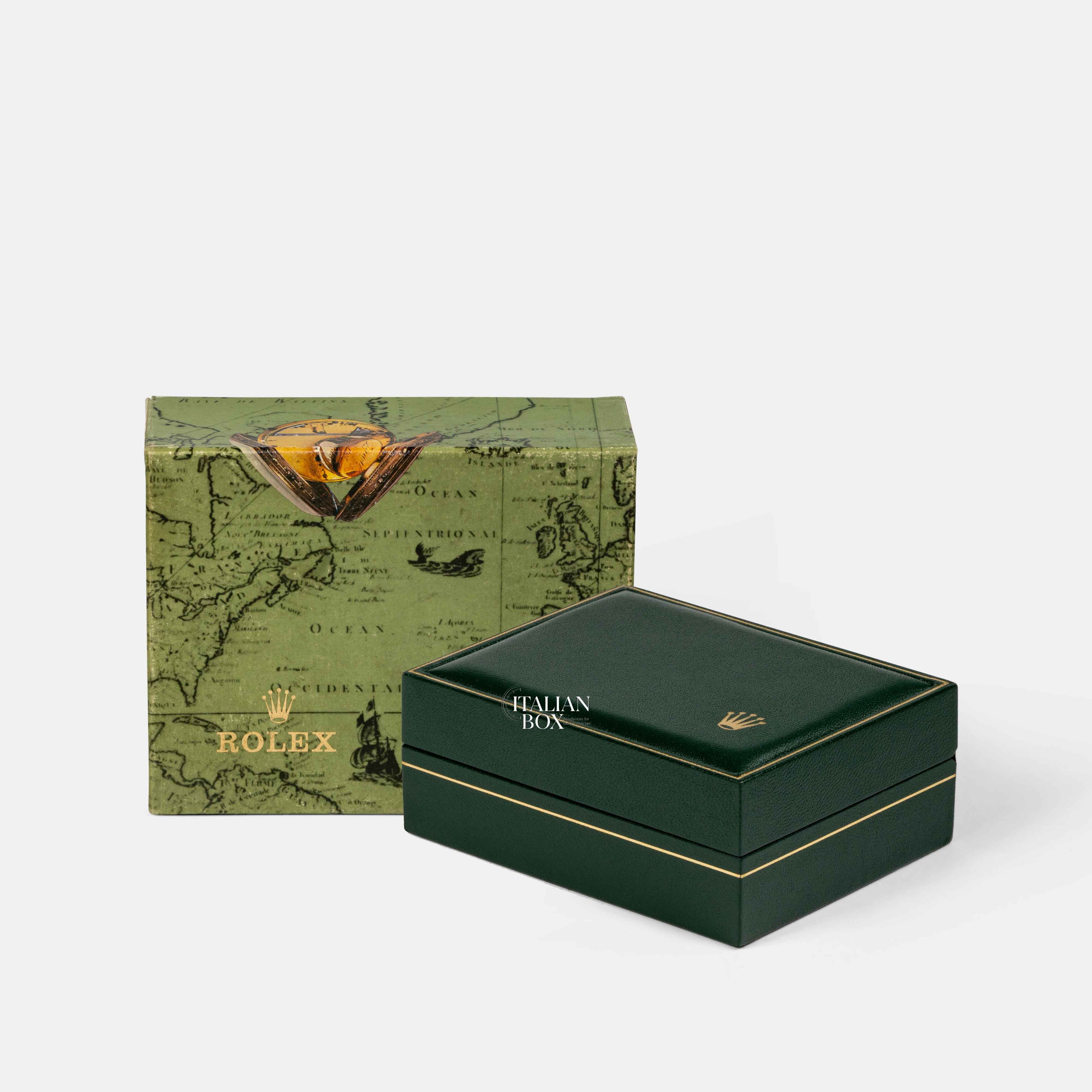 時計 ROLEX BOX Rolex Boy Watch Box (1990-2000) - Gold Crown – Italian Box Trading