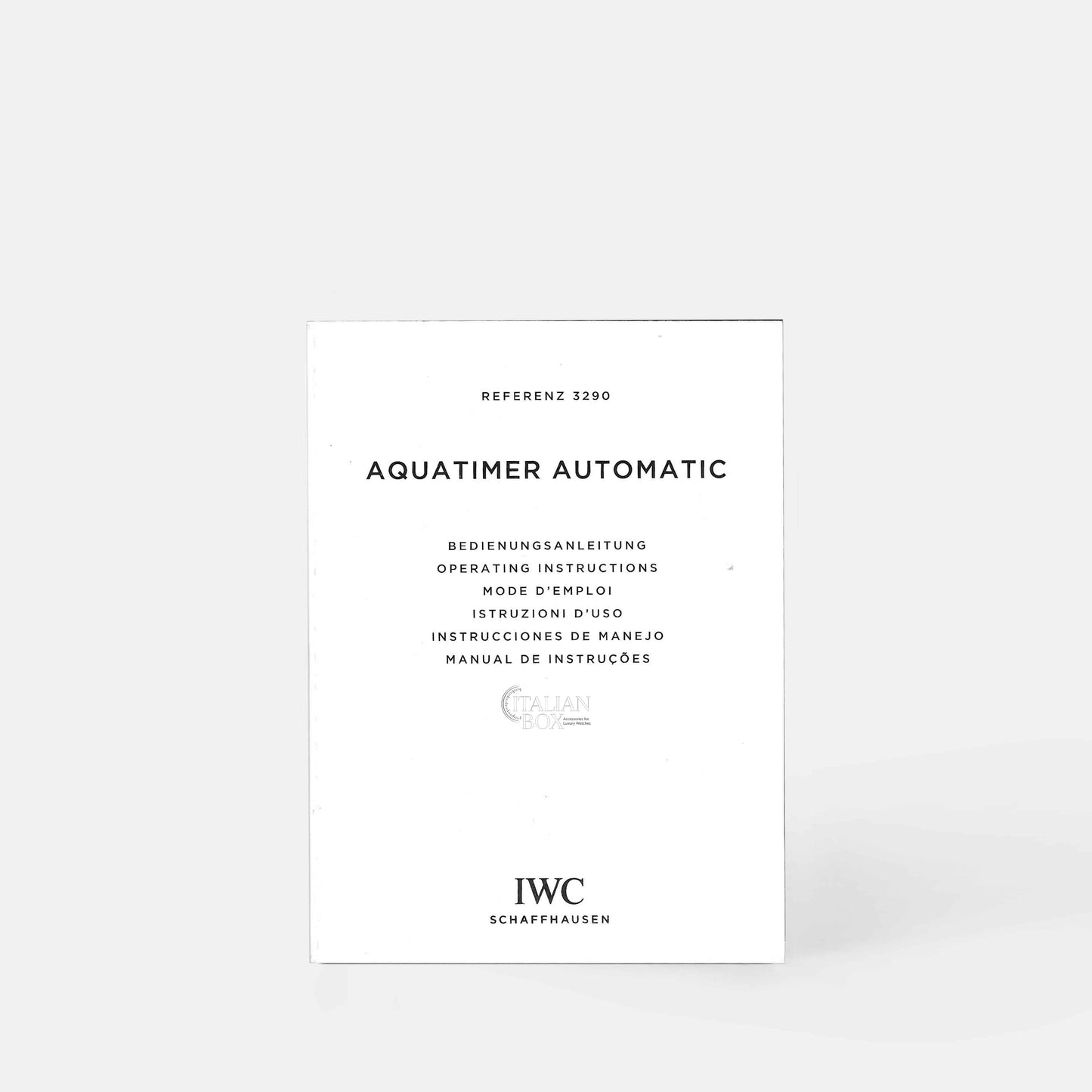 IWC Aquatimer Automatic Booklet - ref. 3290