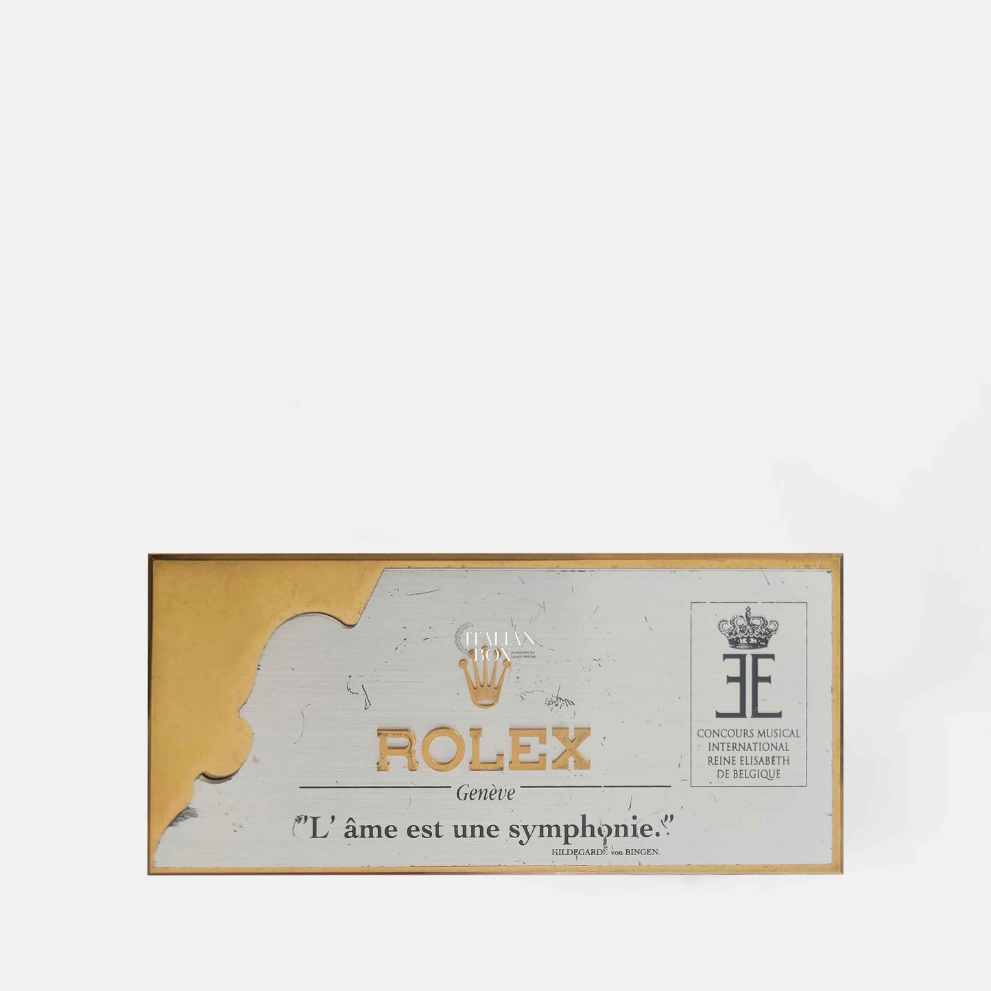 Rolex "L'ame est une symphonie." Plate