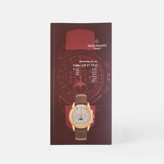 Patek Philippe Perpetual Calendar Chronograph Booklet (2006-2007)