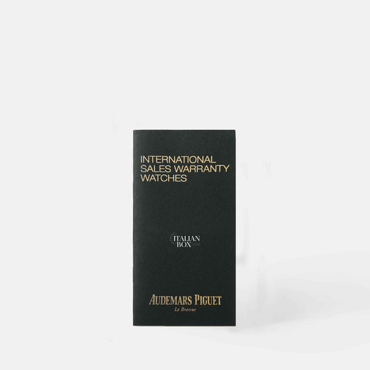 Audemars Piguet International Sales Warranty Watches Booklet