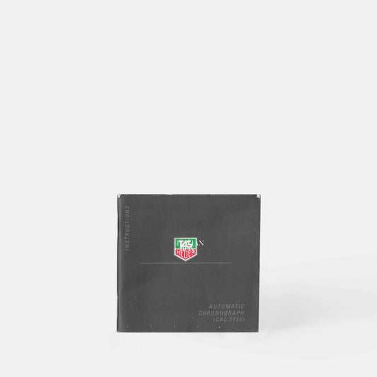 TAG Heuer Automatic Chronograph cal. 7750 Booklet