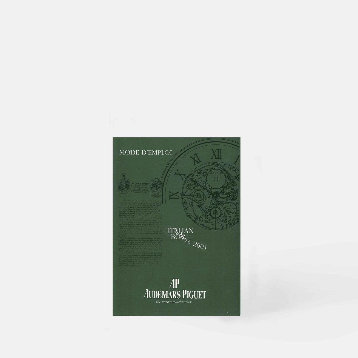 Audemars Piguet Quartz Booklet - Calibre 2601 (1997-2003)