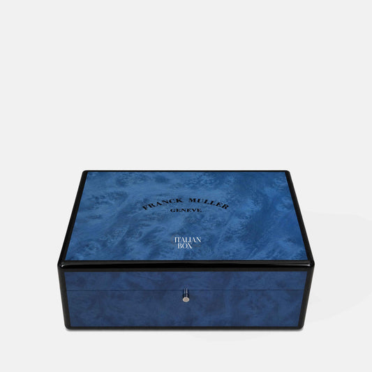 Franck Muller Mahogany Box - Blue