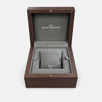 Girard Perregaux Wooden Box - Logo Plaque