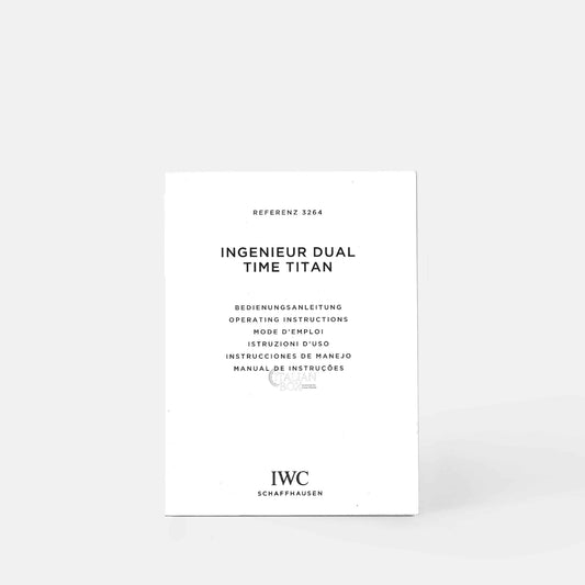 IWC Ingenieur Dual Time Titan Booklet - ref. 3264