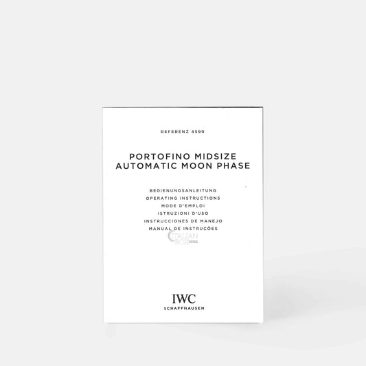 IWC Portofino Midsize Automatic Moon Phase Booklet - ref. 4590