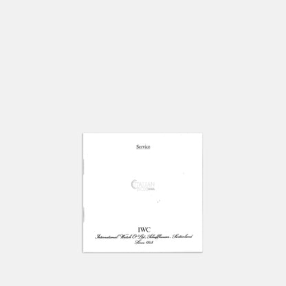 IWC Fliegerchronograph Booklet - ref. 3741 (1992)