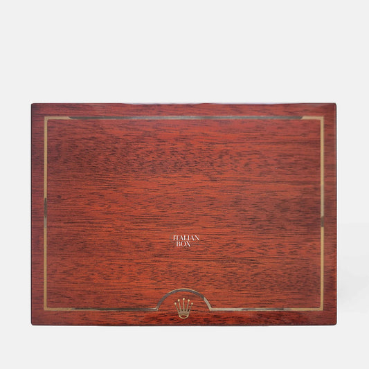 Rolex Mahogany Box - Gold Models