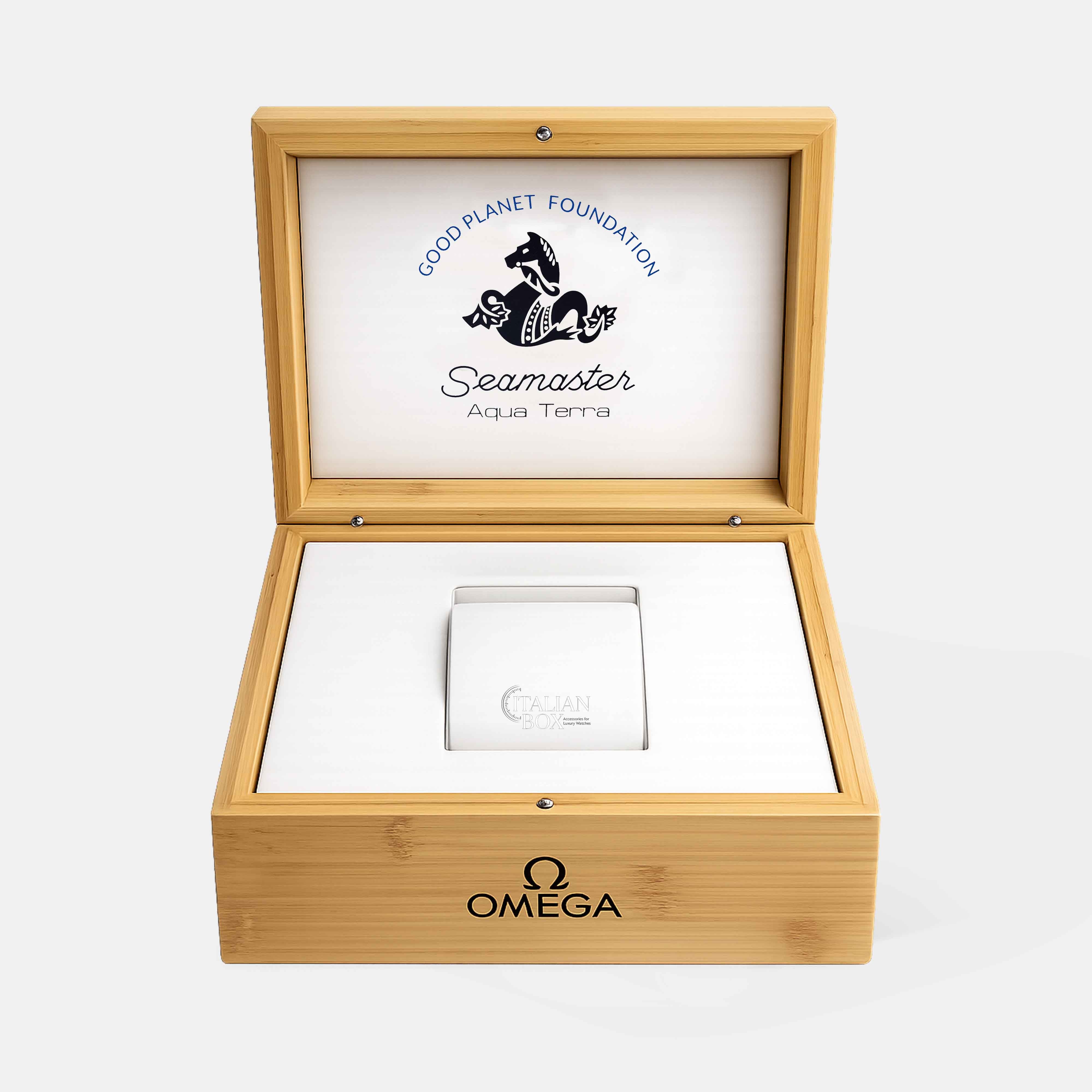 Omega Seamaster Aqua Terra Box - Good Planet Foundation – Italian Box ...
