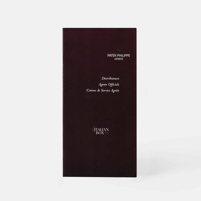 Patek Philippe World Time ref. 5110 - Italian 2000 Booklet