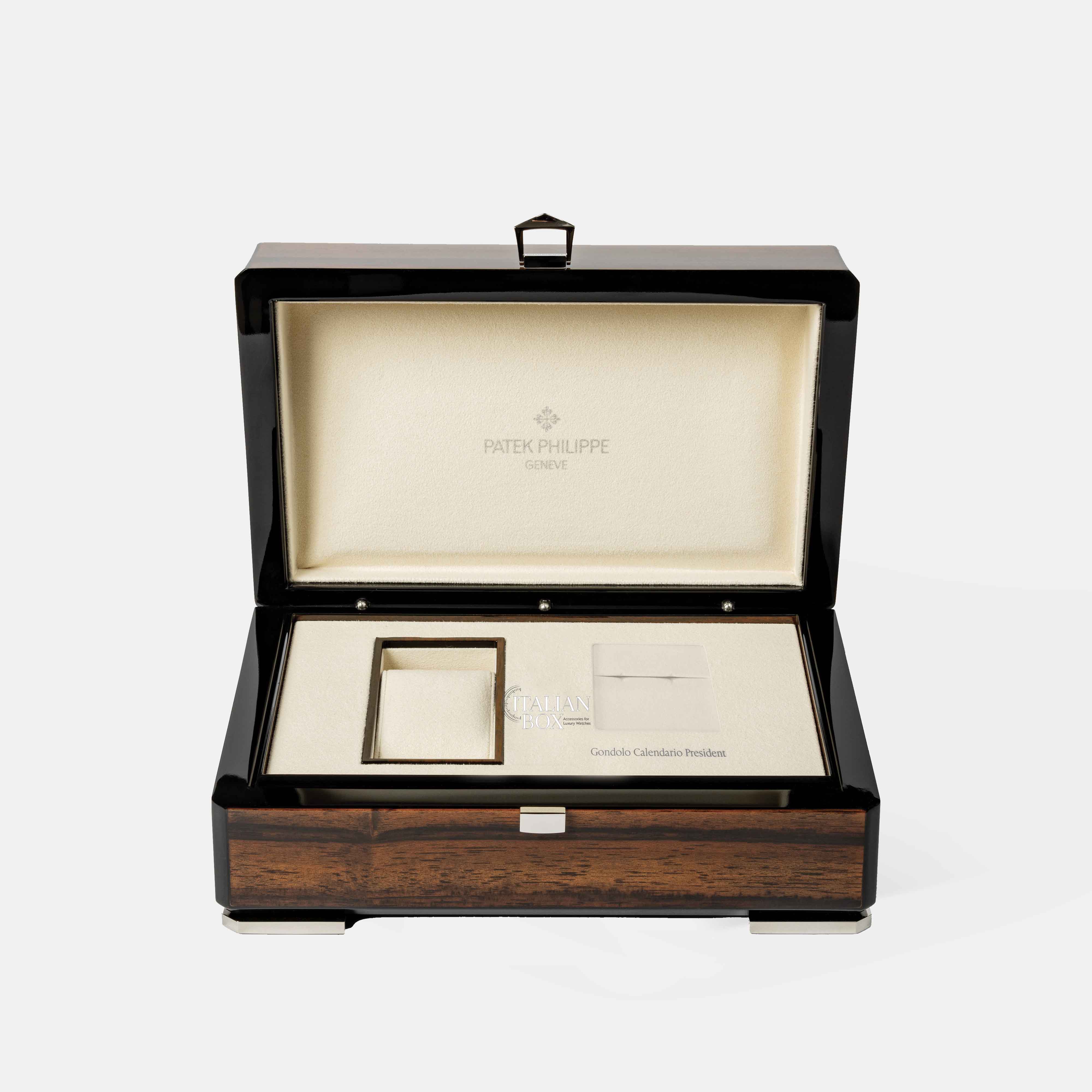 Patek Philippe Boxes & Warranty Holders – Italian Box Trading