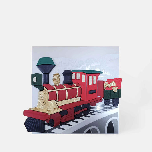 Rolex Christmas Train Display (32x32cm)