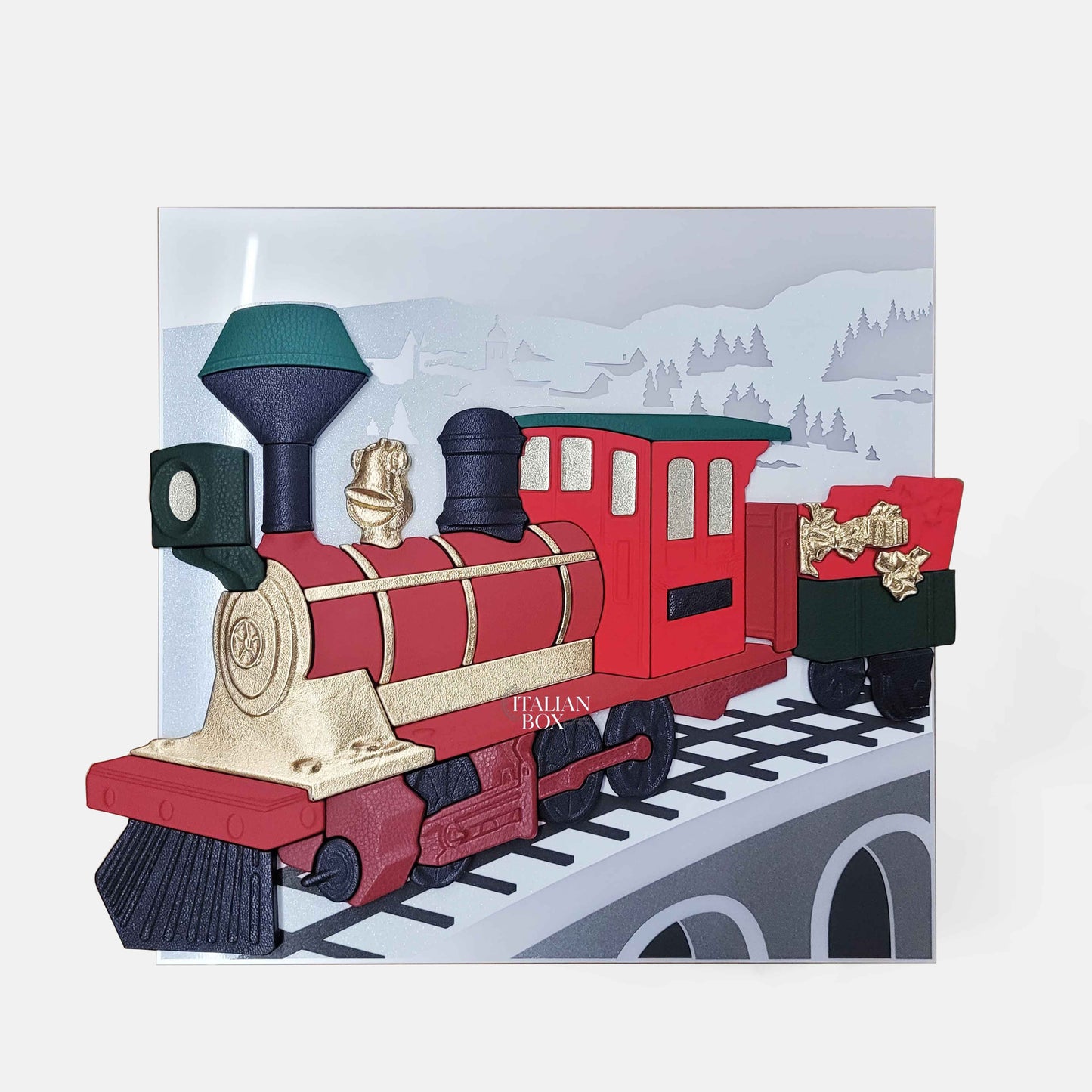 Rolex Christmas Train Display (39x39cm)