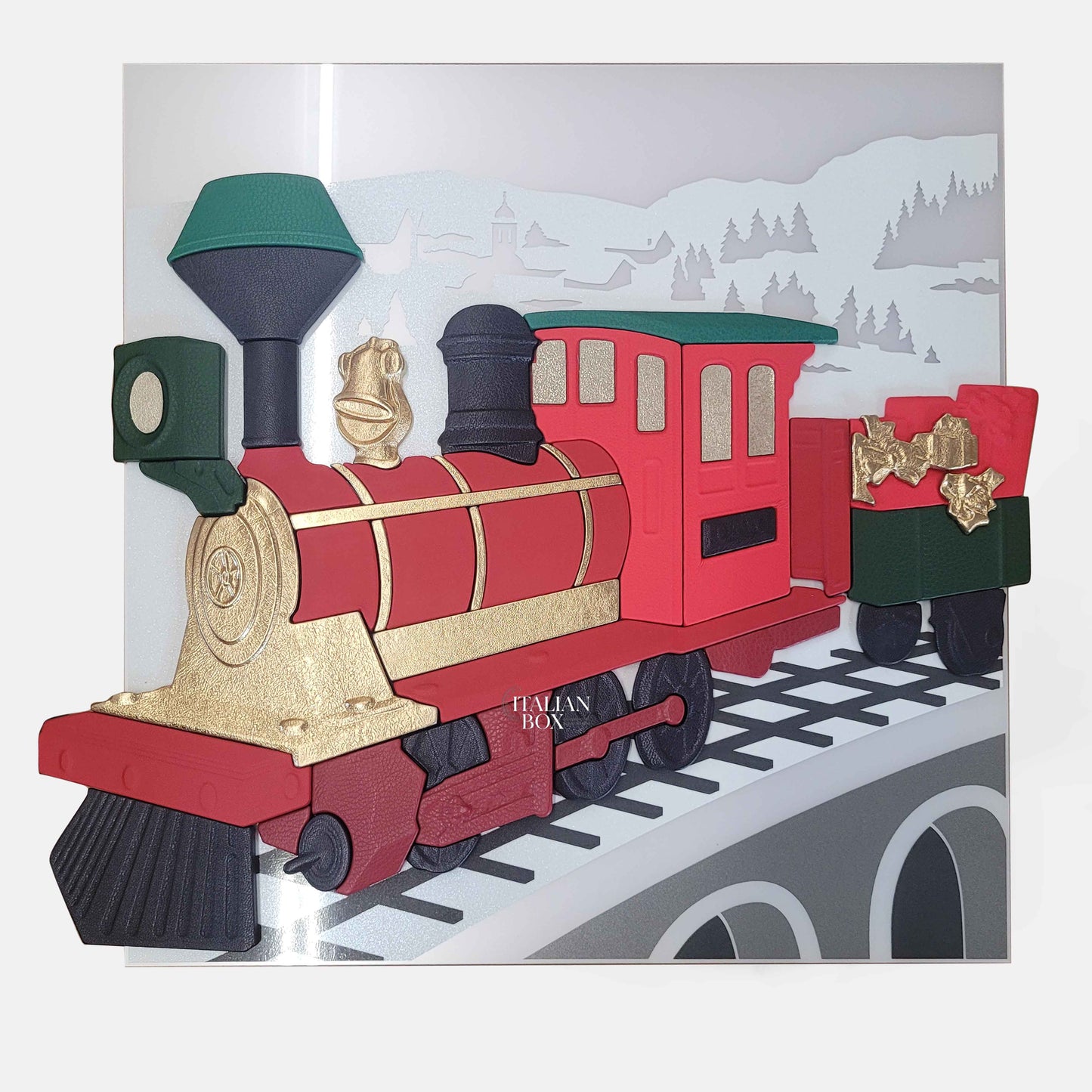 Rolex Christmas Train Display (48x41cm)