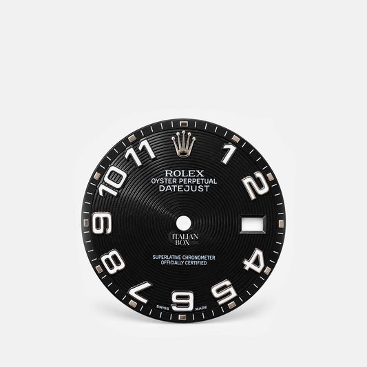Rolex Datejust (36mm) Black Guilloché Dial - ref. 116200/116234