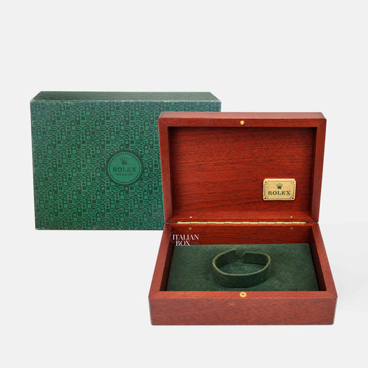 Rolex Mahogany Box (1990-2005) - Gold & Steel Models