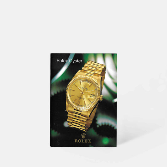 Vintage "Rolex Oyster" Booklet (English 1999)
