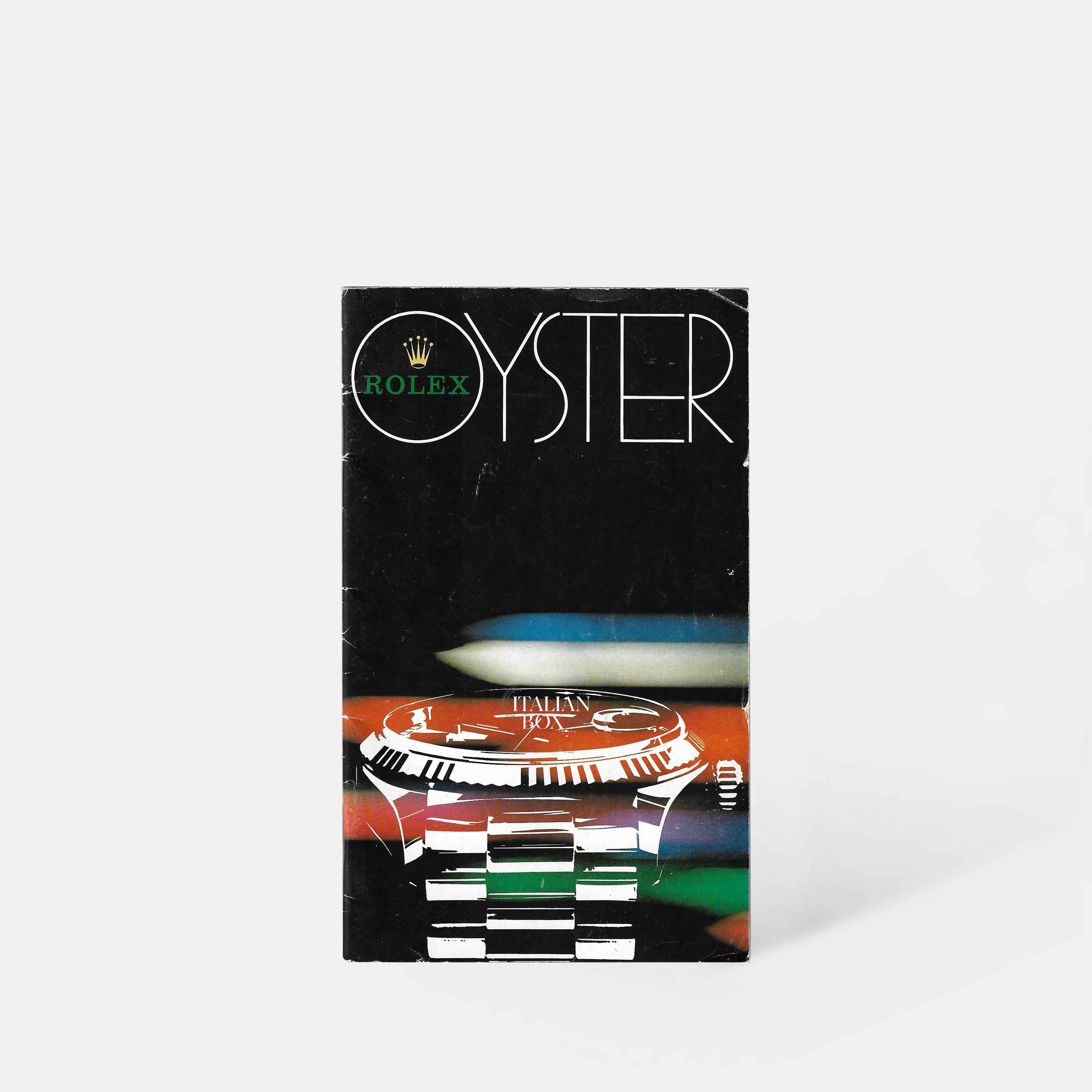Your Rolex Oyster Booklets – Italian Box Trading