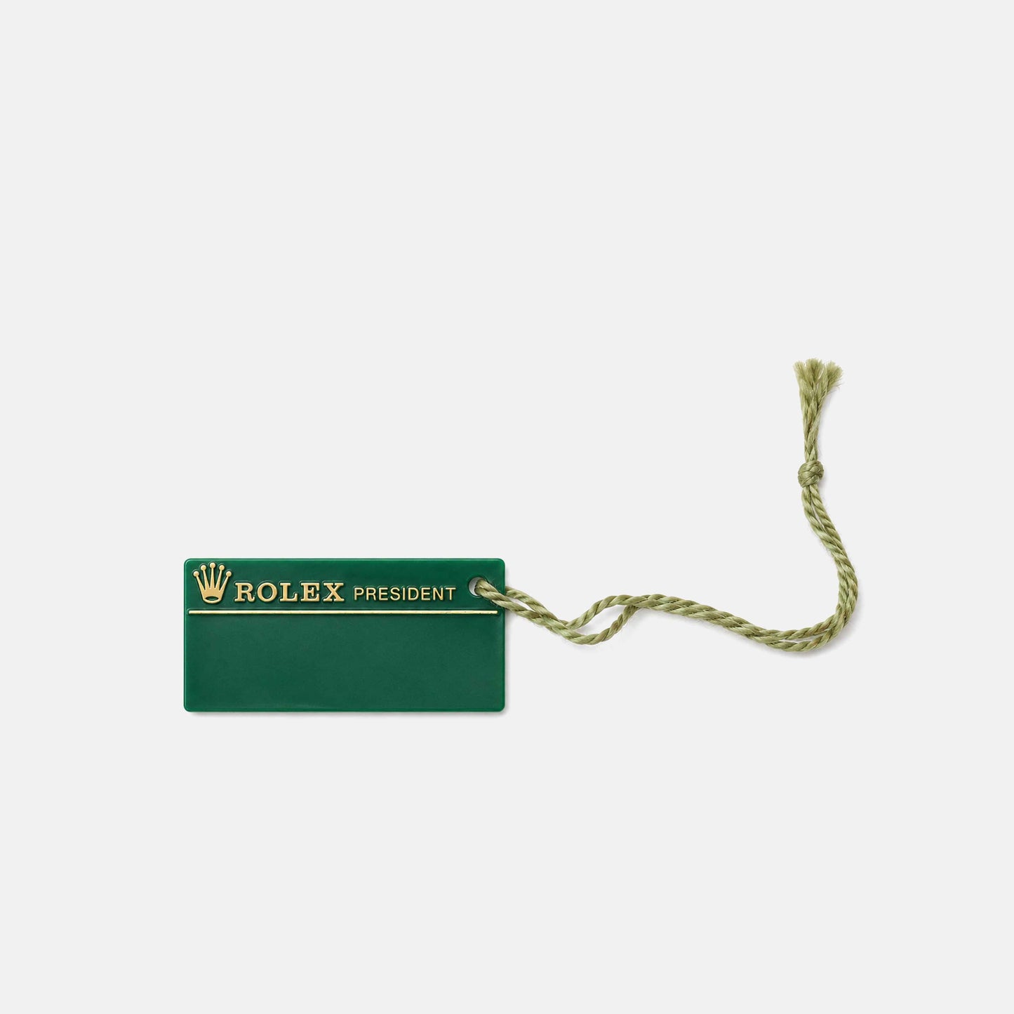 Rolex President Hang Tag