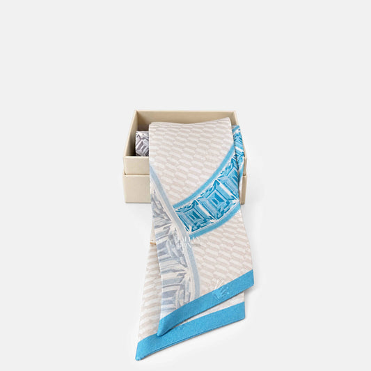 Rolex Silk Bandeau Foulard - Turquoise