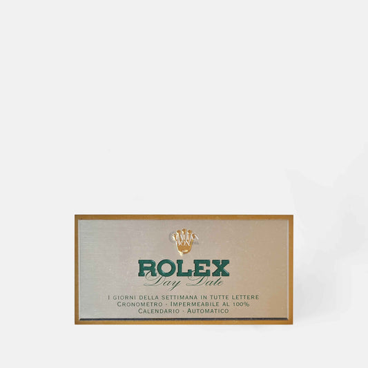 Rolex Day-Date Vintage Plate ITA