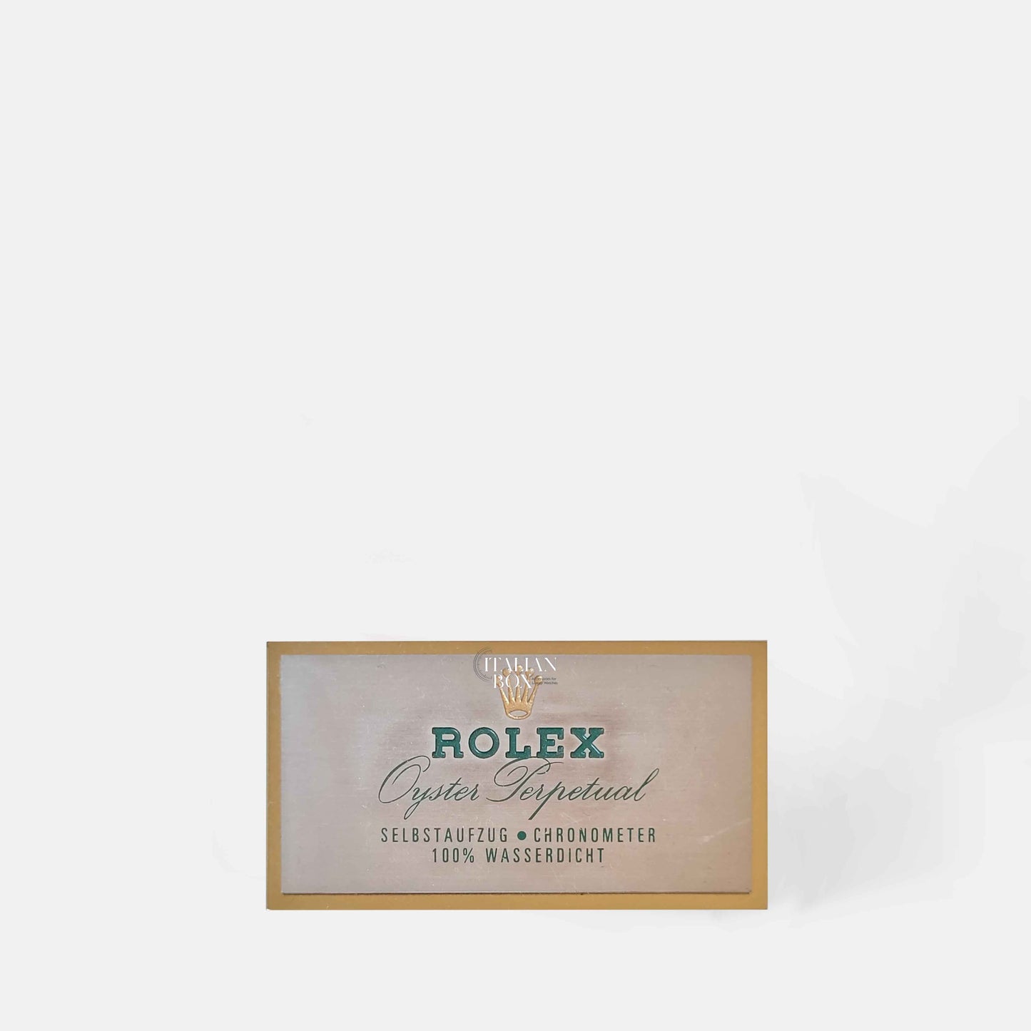 Rolex Oyster Perpetual Vintage Plate DE