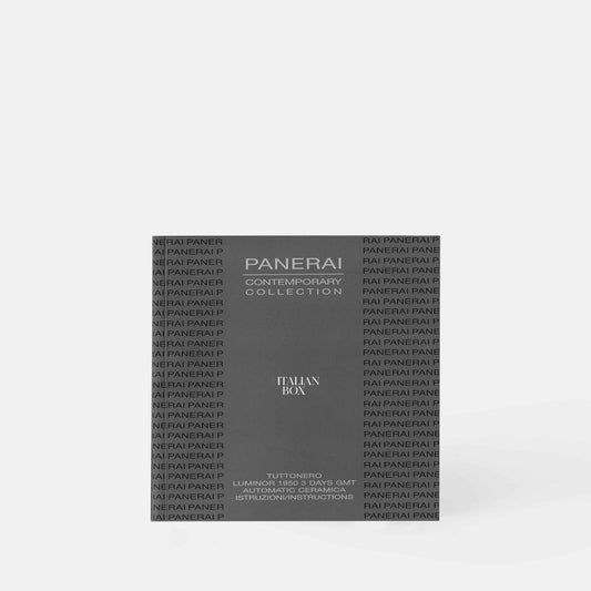 Panerai Tuttonero Luminor 1950 3 Days GMT Automatic Ceramica Booklet (2005-2015)
