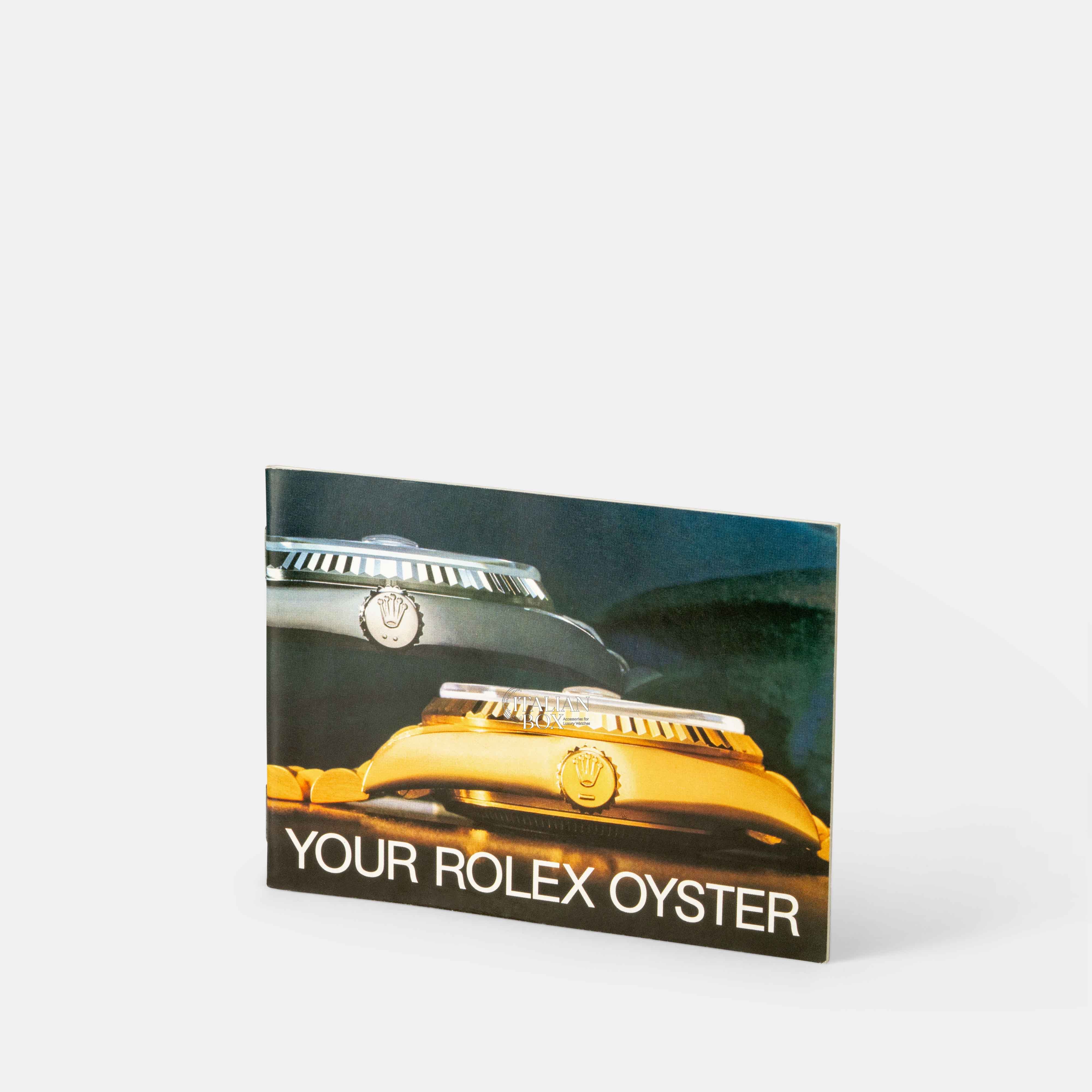 Your Rolex Oyster Booklets – Italian Box Trading